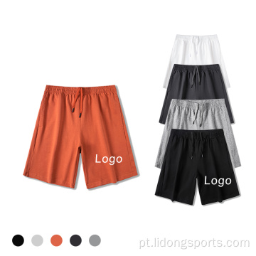 Short suor comum algodão casual shorts de corrida